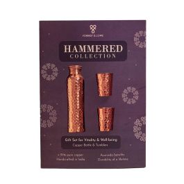 Set cuivre martelé