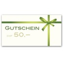 Gutschein im Wert von CHF 50